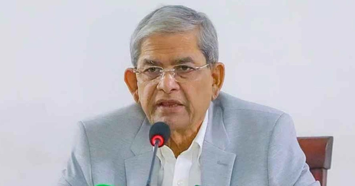 নির্বাচনের দিনেই গণভোটের দাবি মির্জা ফখরুলের